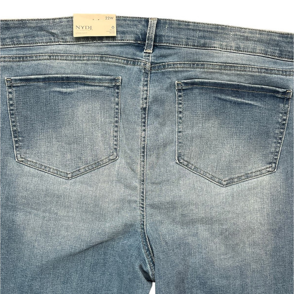 NYDJ NWT Marilyn Straight Ankle Jeans in Easley Plus Size 22W - Picture 7 of 16